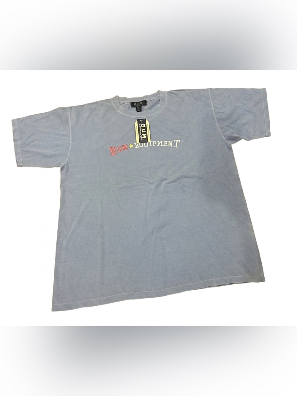 Vintage 90s BUM Equipment Tee NWT Deadstock USA Made Retro Streetwear Spellout